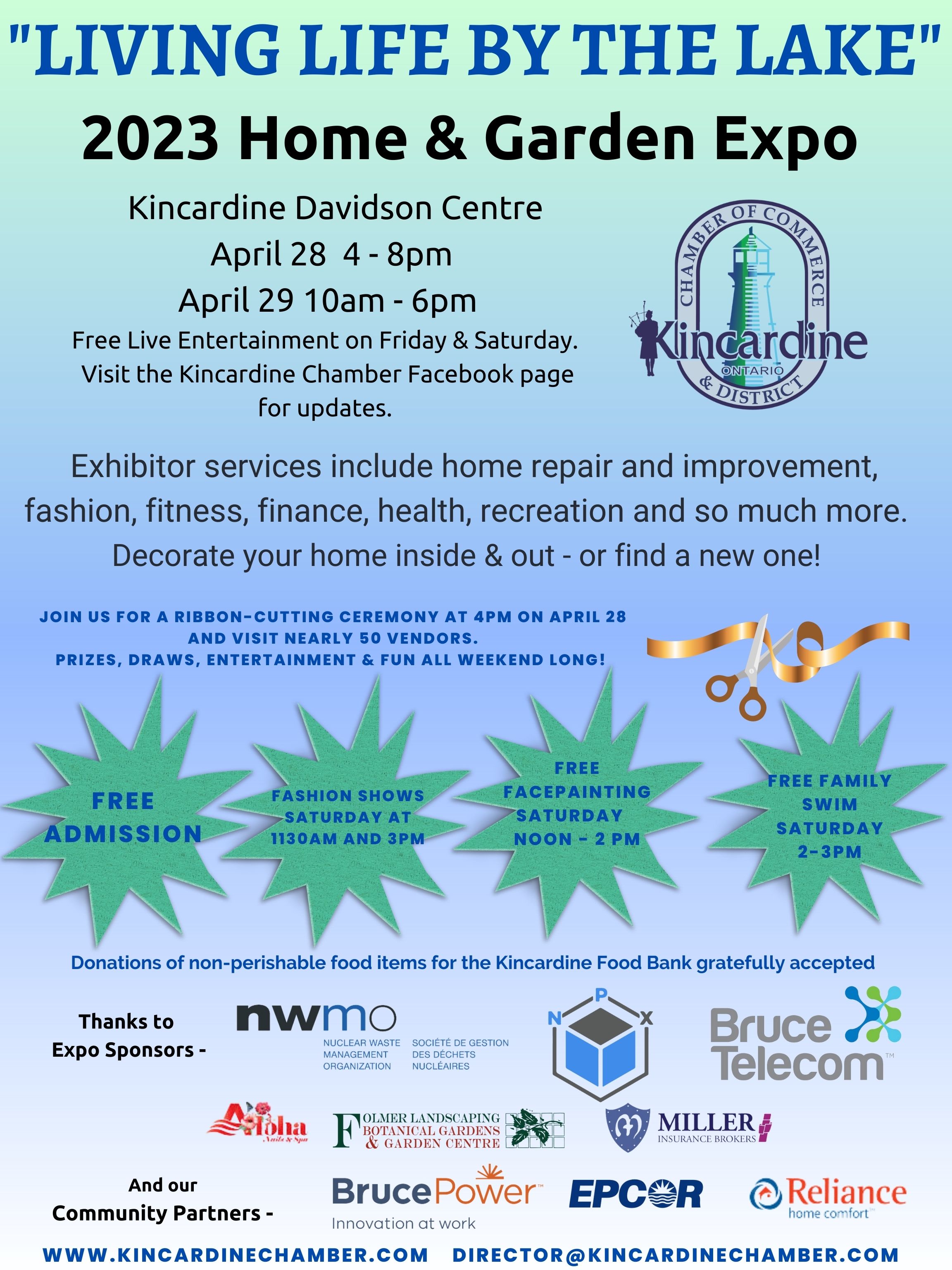 2023 Kincardine Chamber of Commerce Home & Garden Expo Kincardine