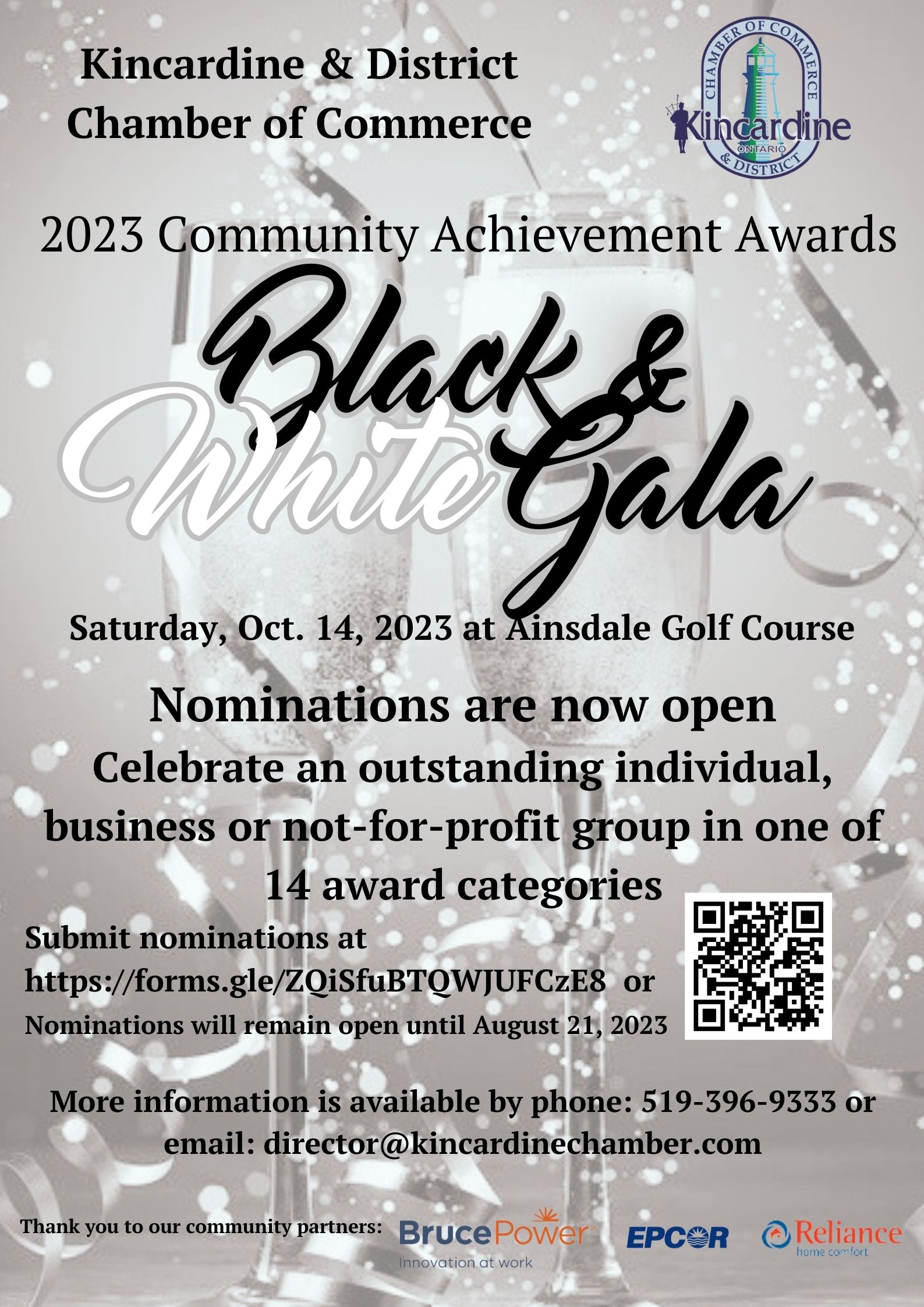 Kincardine Chamber of Commerce Community Achievement Awards Gala